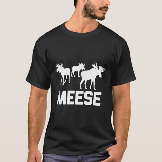 Mee Sprichwort Hirsch JagdElche T-Shirt (Vorderseite)