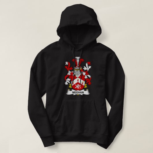 Meehan Coat of Arms Familienwappen Premium Hoodie (Design vorne)