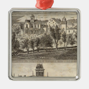 Meek res silbernes ornament