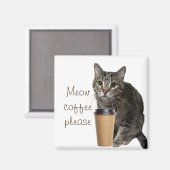 Meekaffee bitte magnet (Vorderseite/Rückseite)