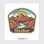 Meeker, Colorado-Aufkleber Aufkleber (Blatt)