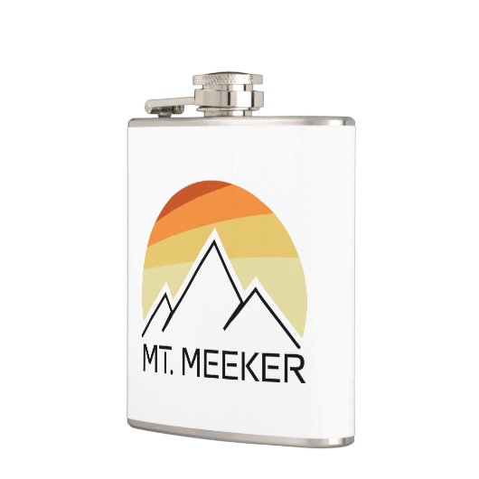 Meeker Colorado Retro Flachmann (Links)