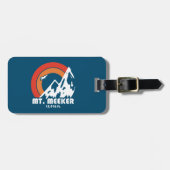 Meeker Colorado Sun Eagle Gepäckanhänger (Vorderseite horizontal)