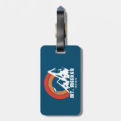 Meeker Colorado Sun Eagle Gepäckanhänger (Rückseite vertikal)