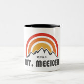 Meeker Colorado Zweifarbige Tasse (Mittel)