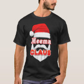 Meema Claus Christmas Santa Face Merry Ugly Sweate T-Shirt (Vorderseite)