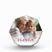 Meema | Oma Script Overlay Fotoblock (Vorderseite)