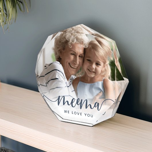 Meema We Liebe You | Oma Script Overlay Fotoblock