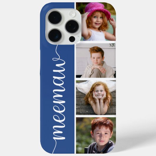 Meemaw 4 Foto Case-Mate iPhone Hülle (Rückseite)