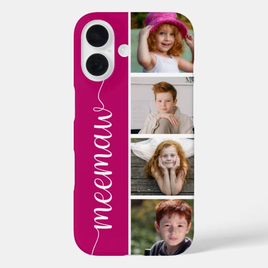 Meemaw 4 Foto Case-Mate iPhone Hülle (Rückseite)