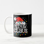 Meemaw Claus Funny Xmas Christmas Grandma Holiday  Kaffeetasse (Links)