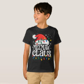 Meemaw Claus Funny Xmas Christmas Grandma Holiday T-Shirt (Vorne ganz)
