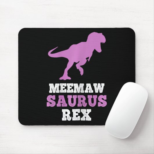 Meemaw-saurus Rex Dino Dinosaur Meemawsaurus Funny Mousepad (Mit Mouse)
