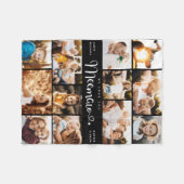 Meemaw Wir Liebe Sie hören Moderne Fotomaterial Fleecedecke (Vorderseite (Horizontal))