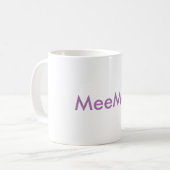 "MeeMee" Kaffee-Tasse Kaffeetasse (Vorderseite Links)
