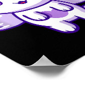 Meemeow Cute Cat Plu-shirt Poster (Ecke)