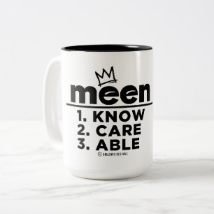 MEEN ZWEIFARBIGE TASSE