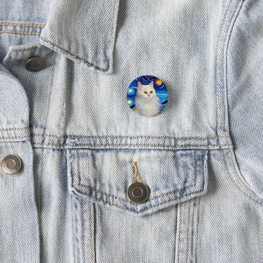 Meeow! 3 cm Abzeichen Button (Beispiel)