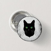 Meeow! 3 cm Abzeichen Button (Vorne & Hinten)