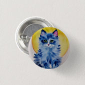 Meeow! 3 cm Abzeichen Button (Vorne & Hinten)
