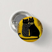 Meeow! 3 cm Abzeichen Button (Vorne & Hinten)