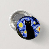 Meeow! 3 cm Abzeichen Button (Vorne & Hinten)