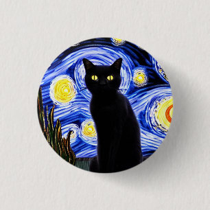 Meeow! 3 cm Abzeichen Button