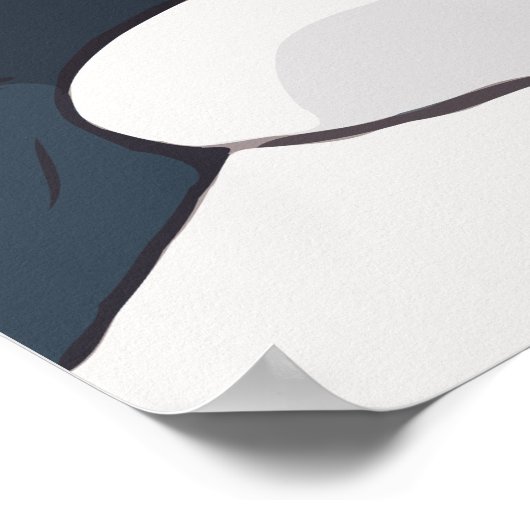 Meeow Cat Poster (Ecke)