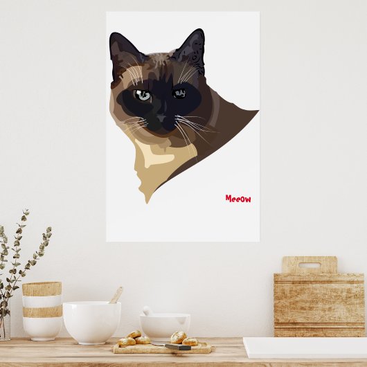 Meeow Cats Poster (Küche)