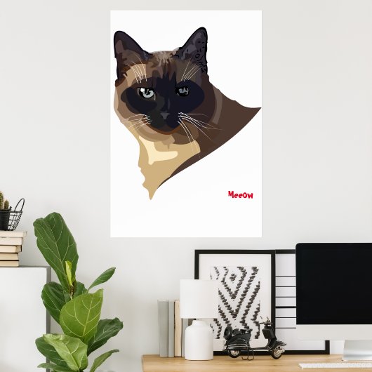 Meeow Cats Poster (Heimbüro)