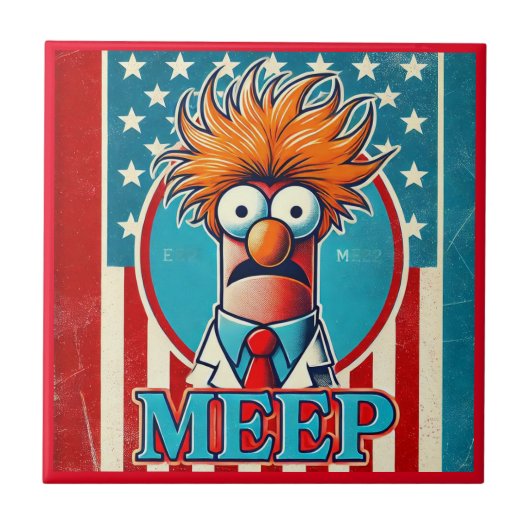 MEEP Trump Fliese (Vorderseite)