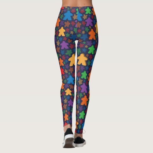 Meeple Druck-Leggings Leggings (Rückseite)
