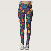 Meeple Druck-Leggings