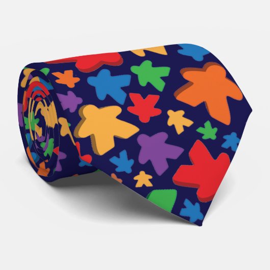 Meeple Krawatte (Gerollt)