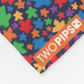 Meeple Muster-Decke Fleecedecke (Ecke)