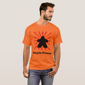 Meeple Power T-Shirt (Vorne ganz)