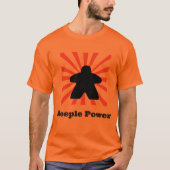 Meeple Power T-Shirt (Vorderseite)