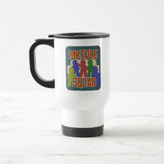 Meeple Squad Fun Boardgamer Buds Slogan Reisebecher