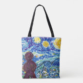 Meeple Starry Night Board Spielkunst Spaß Tasche (Rückseite)