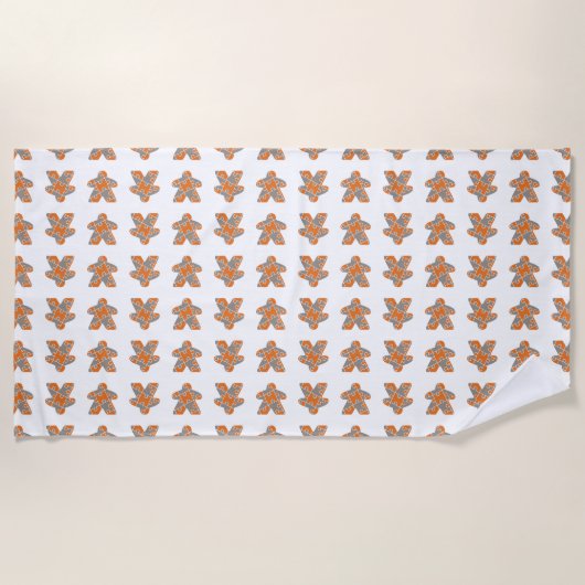 Meeple Strandtuch (Vorderseite)