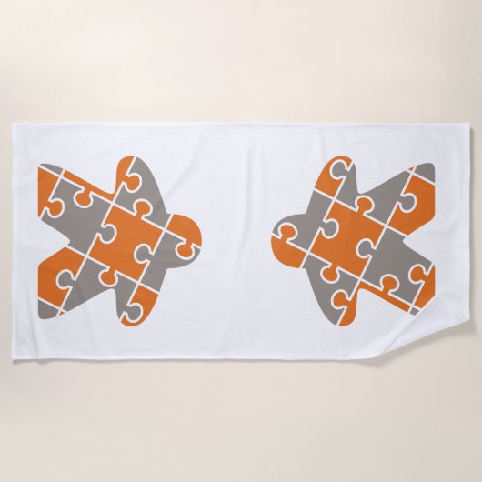 Meeple Strandtuch (Vorderseite)