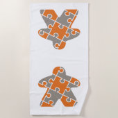 Meeple Strandtuch (Vorderseite)