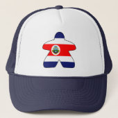 Meeple Ticos (Costa Rica) Trucker Hat Truckerkappe (Vorderseite)