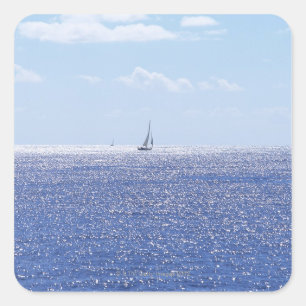 Meer 6 quadratischer aufkleber