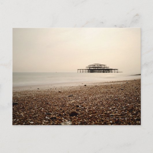Meer am Brighton Beach Postkarte (Vorderseite)