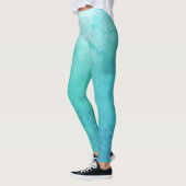 Meer, Aqua Blue Custom Leggings (Links)