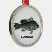 Meer-Baß Silbernes Ornament (Rechts)