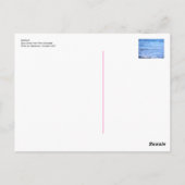 Meer, Bassstraße, Port Campbell Postkarte (Rückseite)