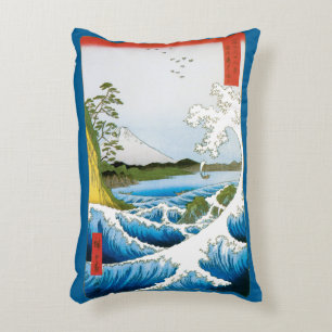 Meer bei Satta in der Provinz Suruga von Ando Hiro Dekokissen