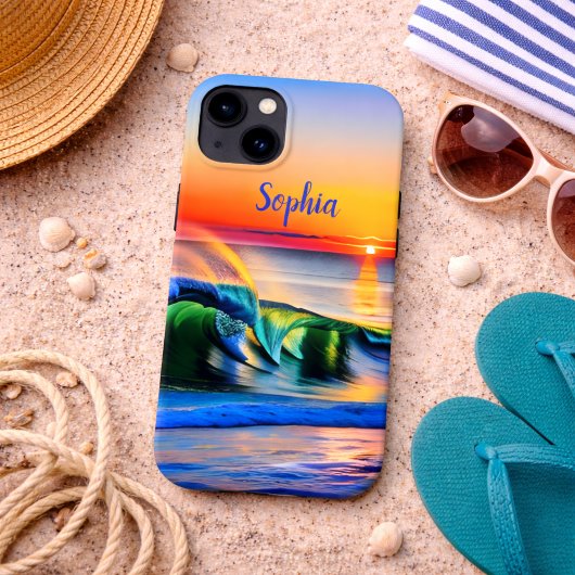Meer bei Sonnenuntergang Case-Mate iPhone Hülle